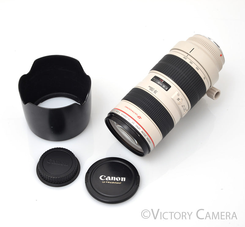 Canon EOS EF 70-200mm f2.8 L Ultrasonic Telephoto Zoom Lens [EXC] - Victory Camera