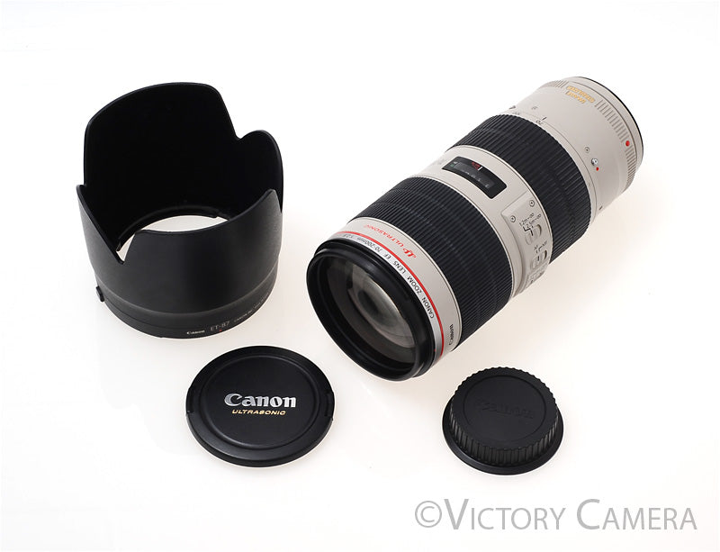 Canon EOS EF 70-200mm f2.8 L IS II USM Telephoto Zoom Lens [EXC] - Victory Camera