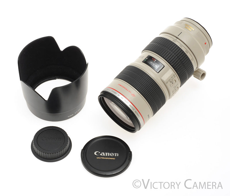 Canon EOS EF 70-200mm f2.8 L IS USM Telephoto Zoom Lens [EXC+] - Victory Camera