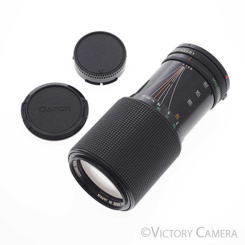 Canon 70-210mm f4 FD (late version) Manual Focus Telephoto Zoom Lens [EXC+] - Victory Camera
