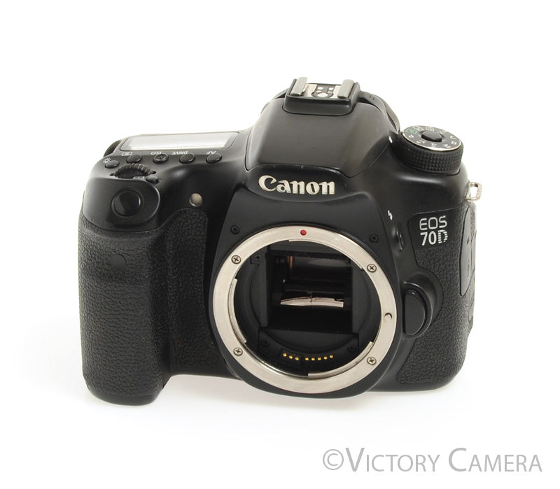 Canon EOS 70D 20.2MP Digital SLR Camera w/ Charger [EXC] - Victory Camera