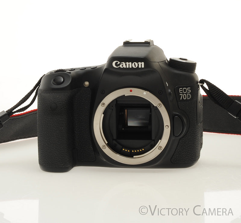 Canon EOS 70D 20.2MP Digital SLR Camera Body w/ Charger [MINT-] - Victory Camera