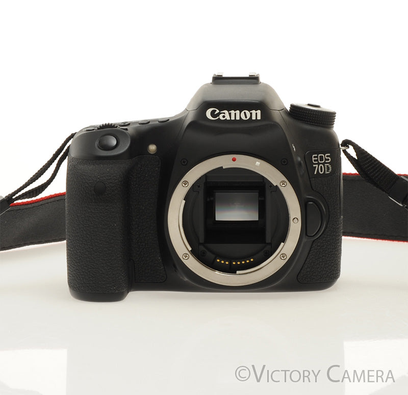 Canon EOS 70D 20.2MP Digital SLR Camera Body w/ Charger [MINT-] - Victory Camera
