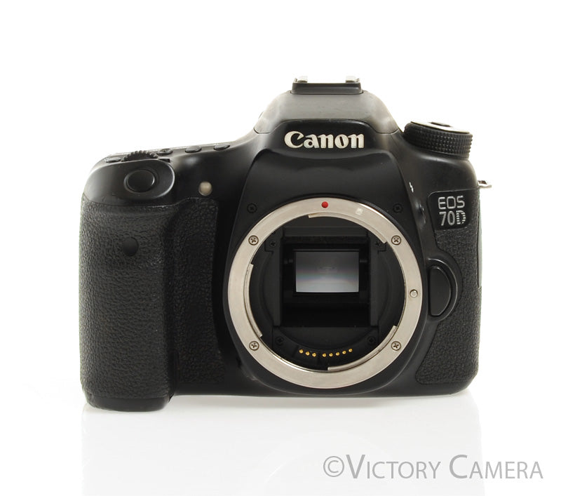 Canon EOS 70D 20.2MP Digital SLR Camera w/ Charger [EXC] - Victory Camera