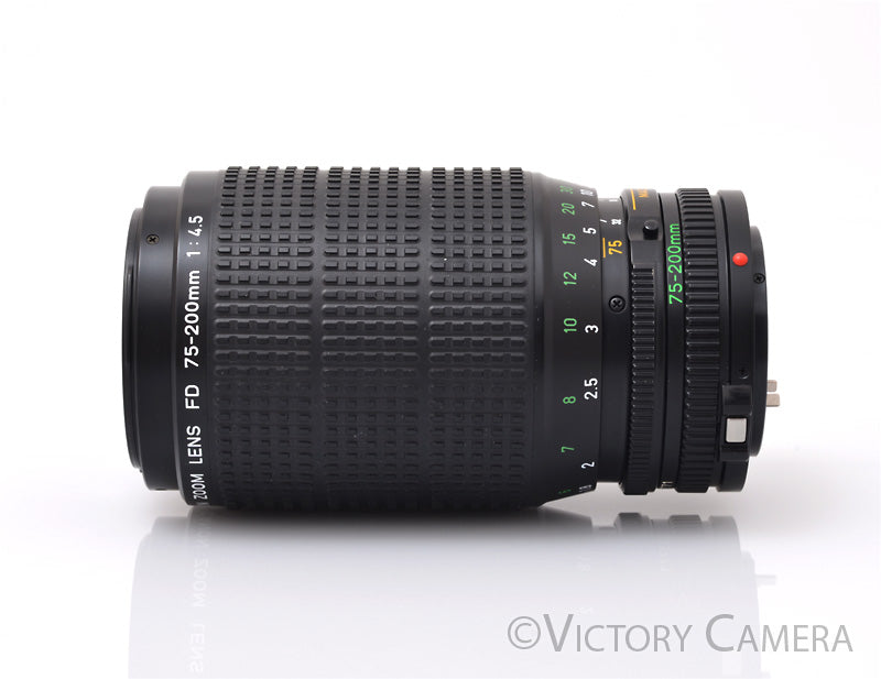 Canon NFD 75-200mm f4.5 Telephoto Zoom Lens [EXC+] - Victory Camera
