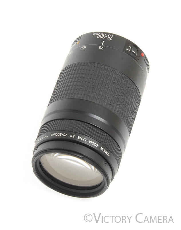 Canon EOS EF 75-300mm f4-5.6 II Telephoto Zoom Lens - Victory Camera