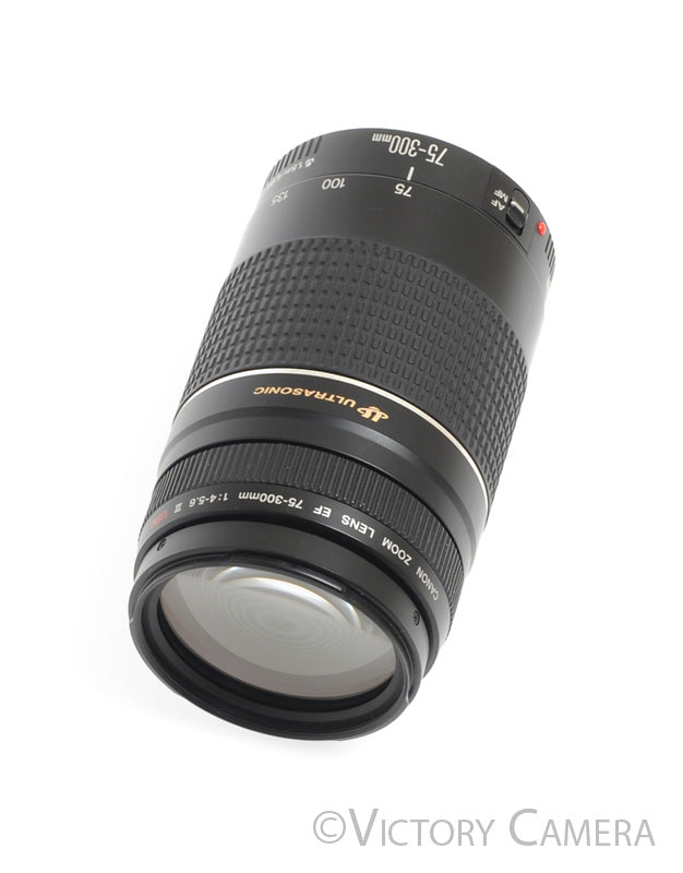 Canon EOS EF 75-300mm f4-5.6 III USM Telephoto Zoom Lens -Clean-