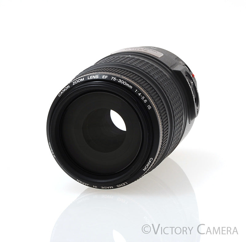 Canon EOS EF 75-300mm f4-5.6 IS USM Telephoto Zoom Lens [EXC+] - Victory Camera