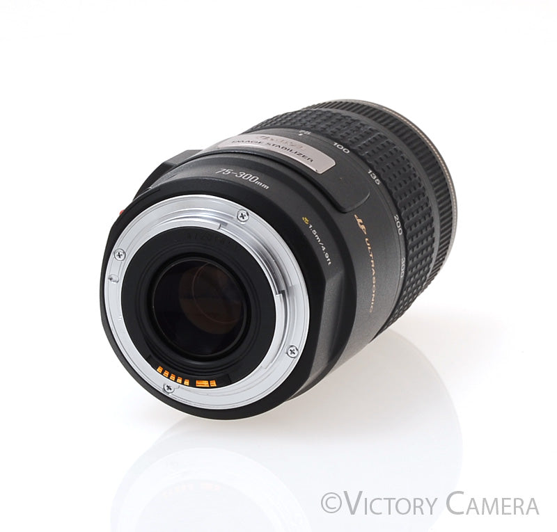 Canon EOS EF 75-300mm f4-5.6 IS USM Telephoto Zoom Lens [EXC+] - Victory Camera
