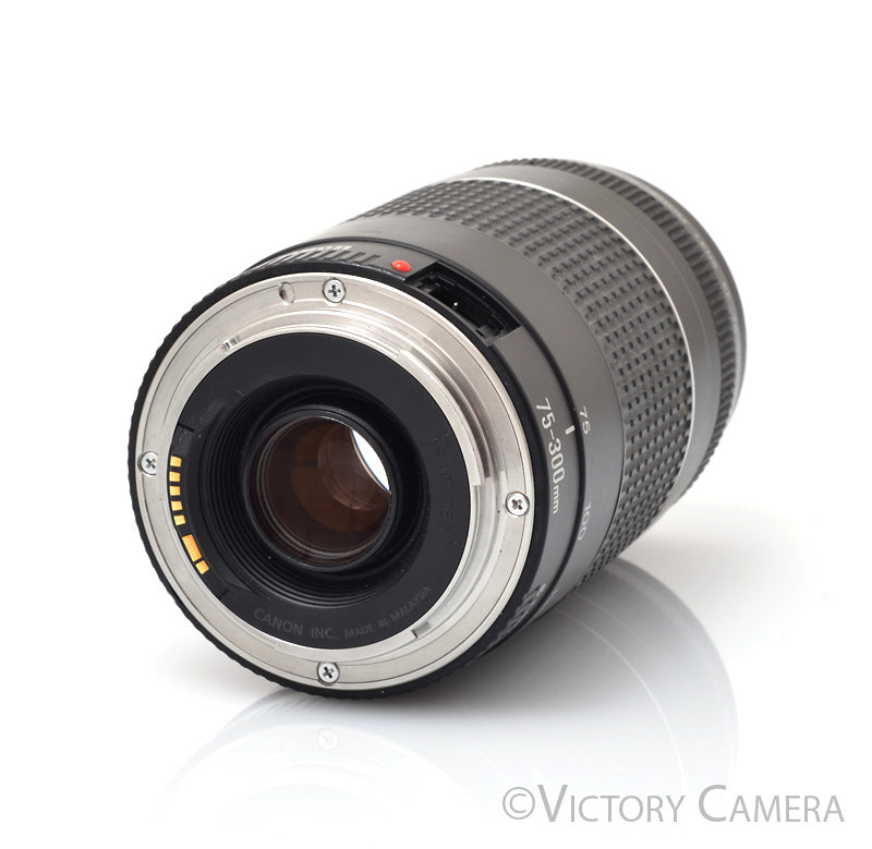 Canon EOS EF 75-300mm f4-5.6 III Telephoto Zoom Lens -No AF/MF Switch- [BAR] - Victory Camera