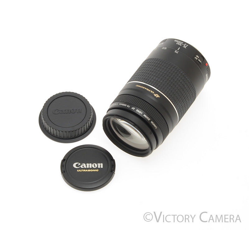 Canon EOS EF 75-300mm f4-5.6 III USM Telephoto Zoom Lens [EXC+] - Victory Camera