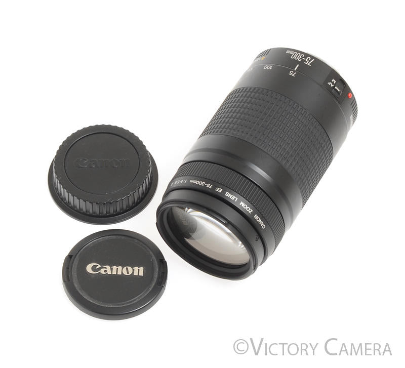 Canon EOS EF 75-300mm f4-5.6 II Telephoto Zoom Lens - Victory Camera