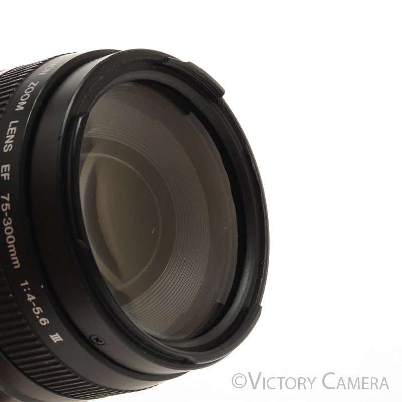 Canon EOS EF 75-300mm f4-5.6 III Telephoto Zoom Lens [EXC-] - Victory Camera