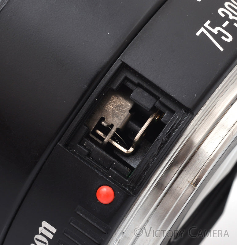 Canon EOS EF 75-300mm f4-5.6 III Telephoto Zoom Lens -No AF/MF Switch- [BAR] - Victory Camera