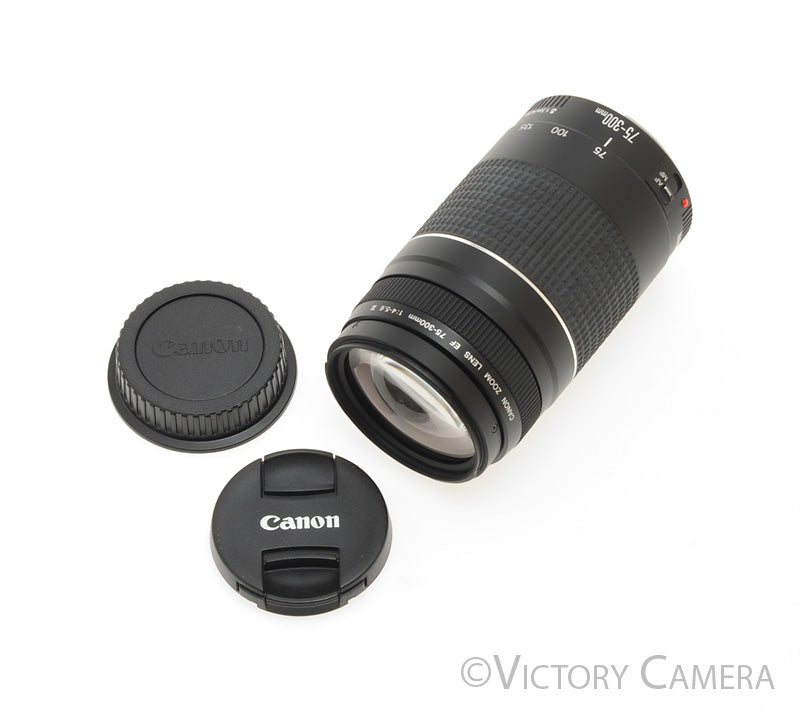 Canon EOS EF 75-300mm f4-5.6 III Telephoto Zoom Lens [EXC+] - Victory Camera