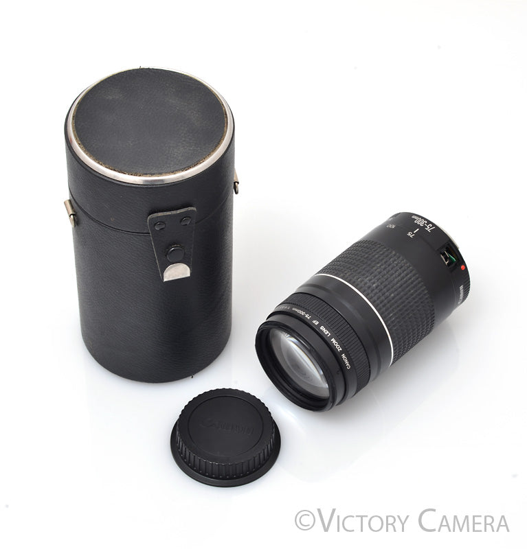 Canon EOS EF 75-300mm f4-5.6 III Telephoto Zoom Lens -No AF/MF Switch- [BAR] - Victory Camera