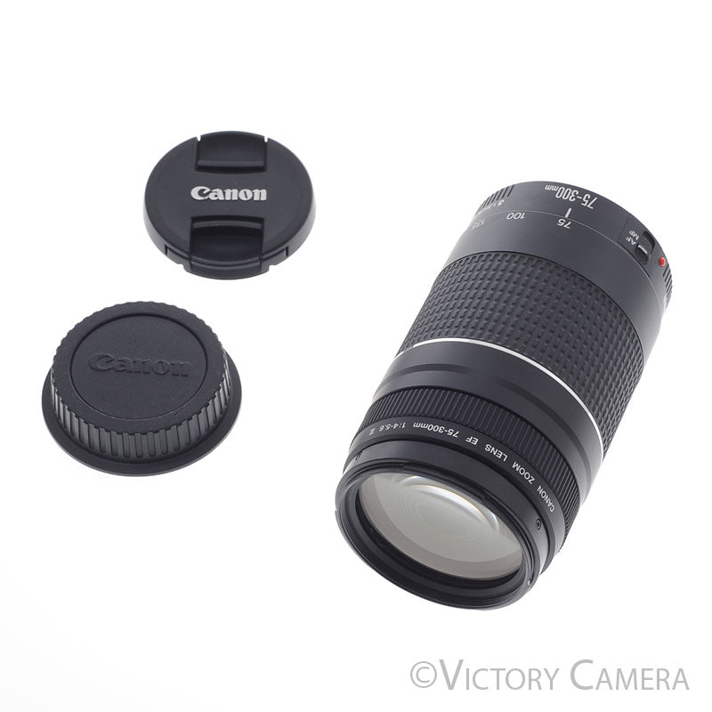 Canon EOS EF 75-300mm f4-5.6 III Telephoto Zoom Lens [EXC+] - Victory Camera