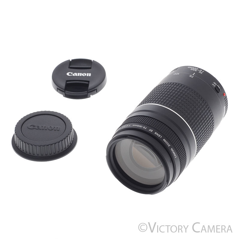 Canon EOS EF 75-300mm f4-5.6 III Telephoto Zoom Lens [EXC] - Victory Camera