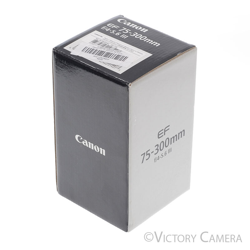 Canon EOS EF 75-300mm f4-5.6 III Telephoto Zoom Lens [EXC] - Victory Camera
