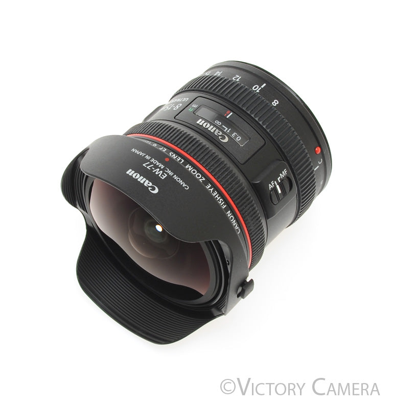 Canon EOS EF 8-15mm f4 L USM Fisheye Zoom Lens [MINT-] - Victory Camera