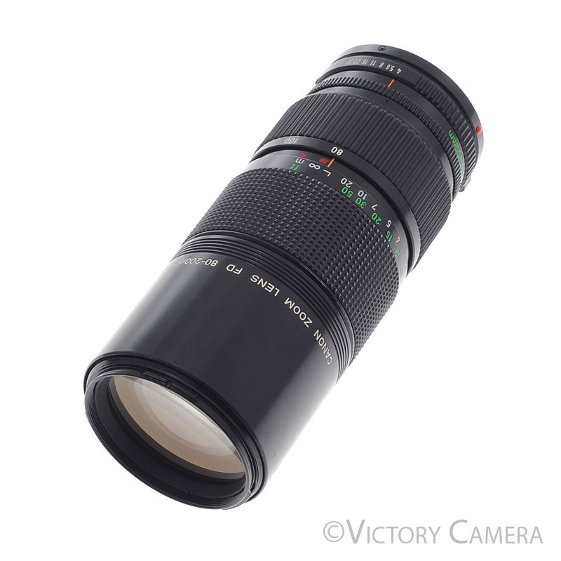 Canon FD 80-200mm f4 (late version) Telephoto Zoom Lens  [EXC+] - Victory Camera