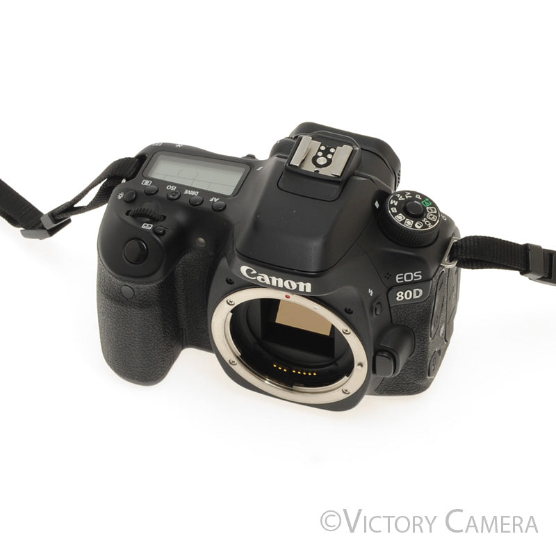 Canon EOS 80D 24.2MP DSLR Camera Body ~2054 Shots~ [EXC+] - Victory Camera