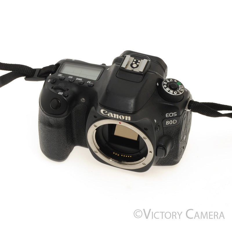 Canon EOS 80D 24.2MP DSLR Camera Body ~48,700 Shots~ [EXC] - Victory Camera