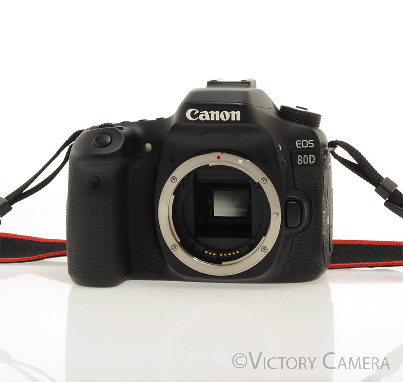 Canon EOS 80D 24.2MP DSLR Camera Body ~2054 Shots~ [EXC+] - Victory Camera