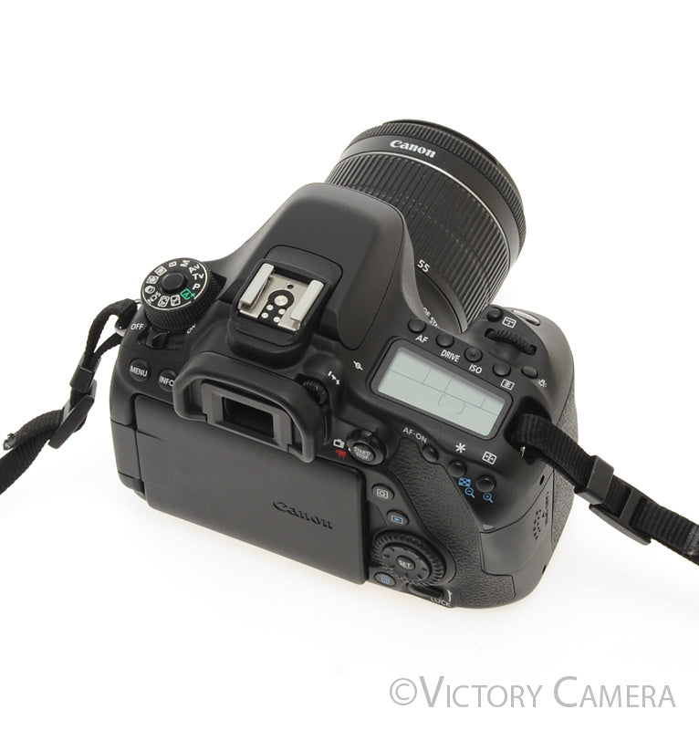 Canon EOS 80D 24.2MP DSLR Camera Body w/ 18-55mm f3.5-5.6 Lens [EXC] - Victory Camera