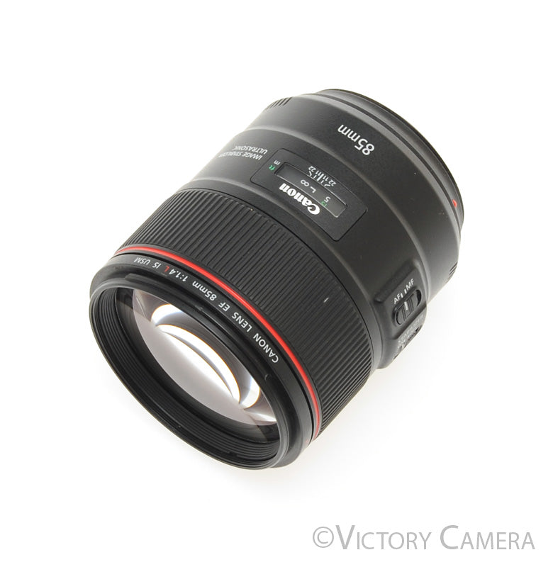 Canon EOS EF 85mm f1.4 L IS USM Fast Portrait Lens [EXC+] - Victory Camera