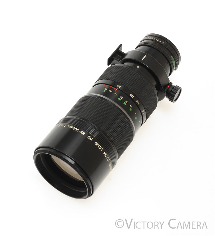 Canon NFD 85-300mm f4.5 Manual Focus Telephoto Zoom Lens [EXC] - Victory Camera
