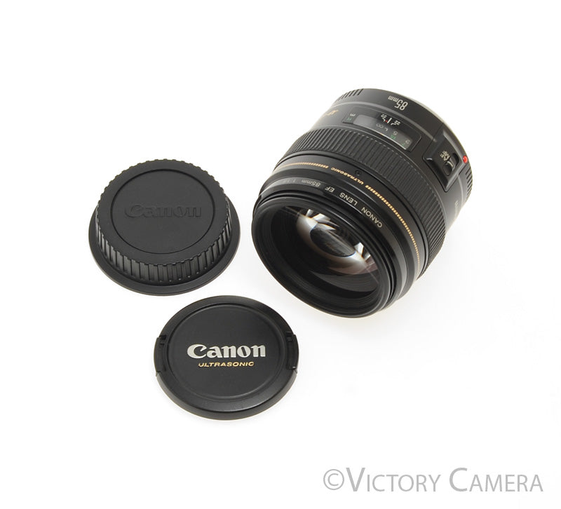Canon EOS EF 85mm f1.8 USM Autofocus Prime Lens [EXC] - Victory Camera
