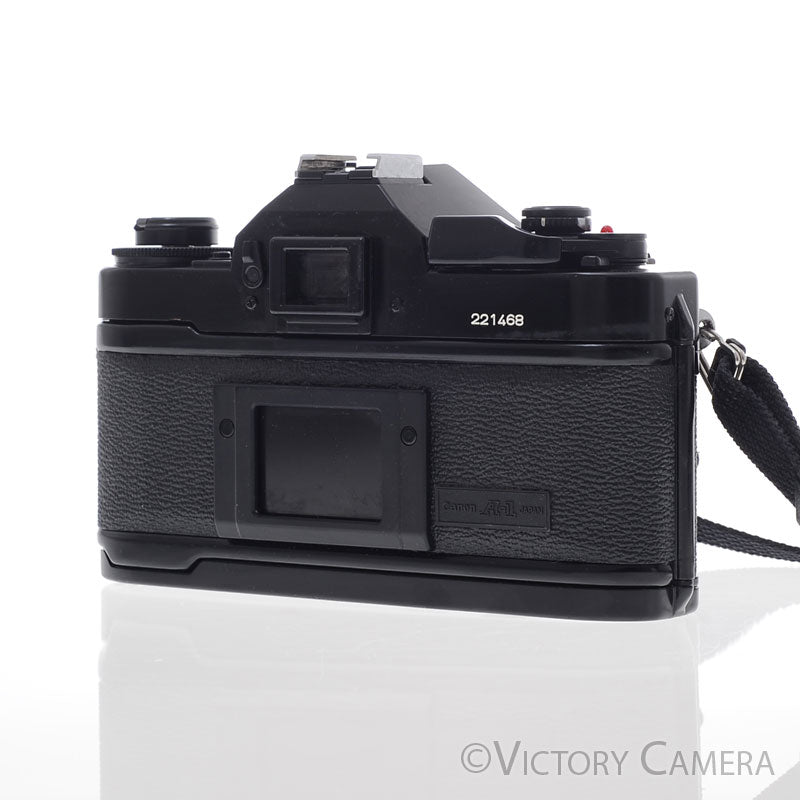 Canon A-1 A1 Black 35mm Film SLR Camera w/ 50mm f1.8 Lens  [EXC] - Victory Camera