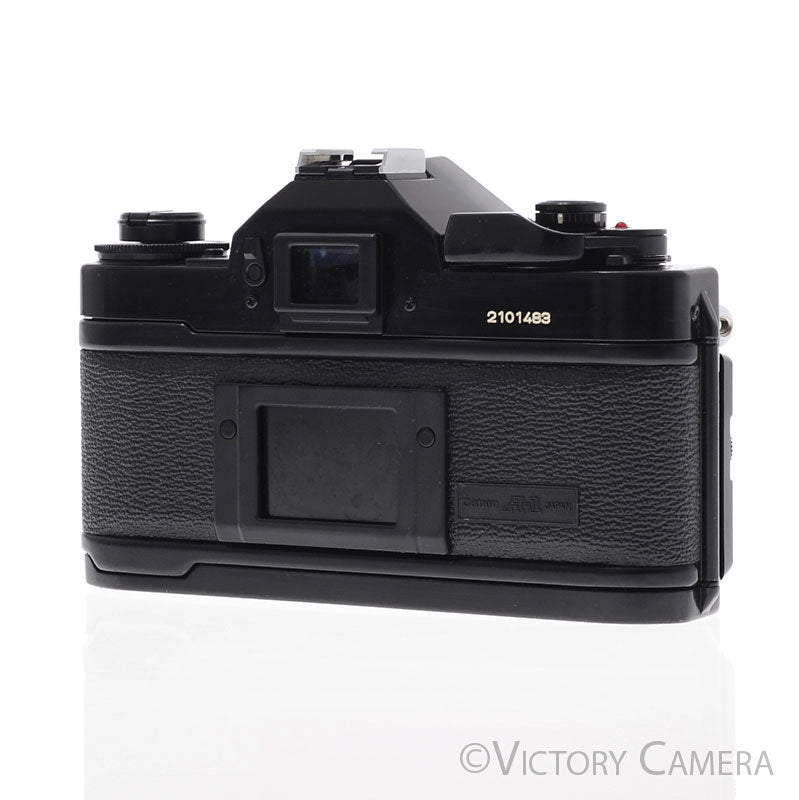 Canon A-1 A1 Black 35mm Film SLR Camera w/ 50mm F1.8 Lens [EXC+] - Victory Camera