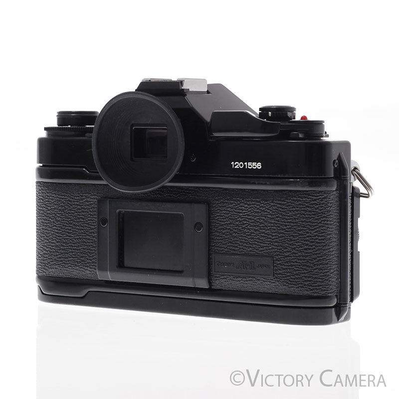Canon A-1 A1 Black 35mm Film SLR Camera w/ 50mm F1.8 Lens [EXC+] - Victory Camera