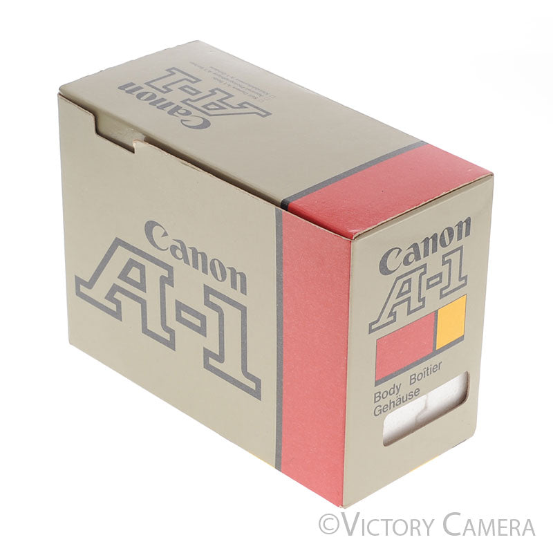 Canon A-1 A1 Black 35mm Film SLR Camera w/ 50mm F1.8 Lens [EXC+] - Victory Camera