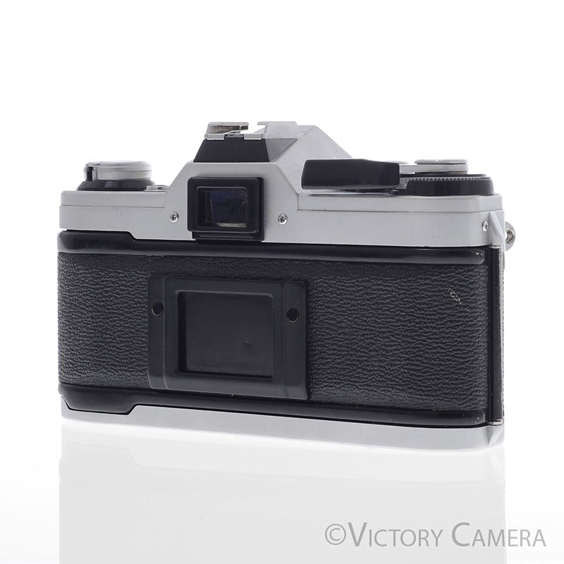 Canon AE-1 35mm Chrome Camera w/ 50mm f1.8 Prime Lens [EXC] - Victory Camera