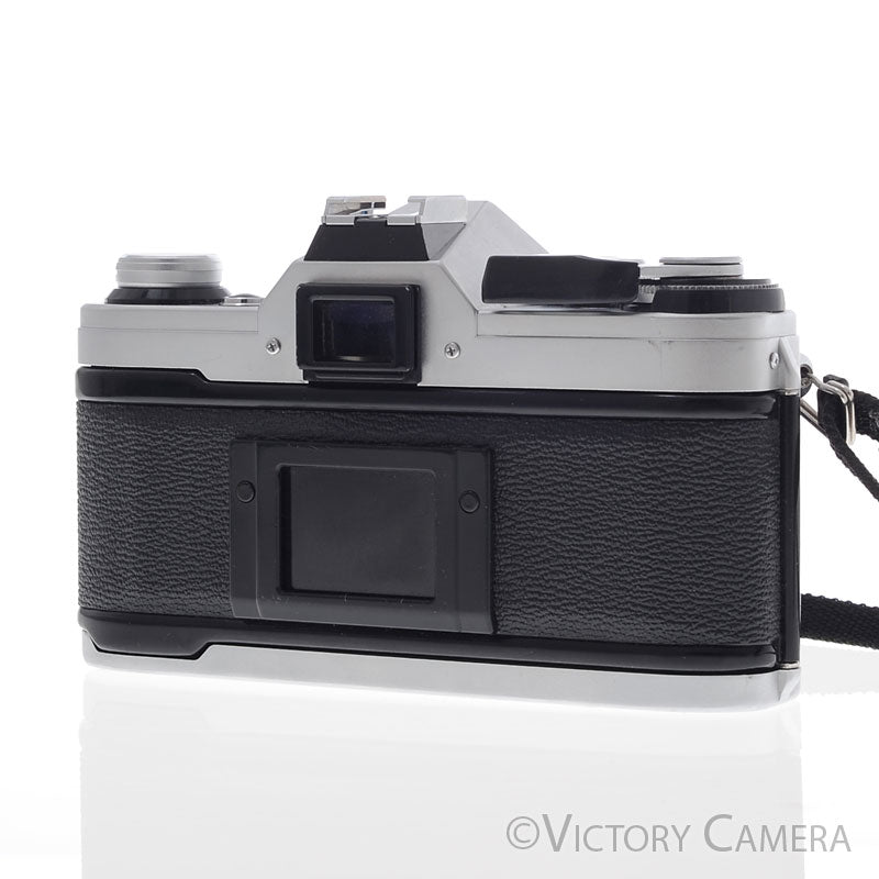 Canon AE-1 35mm Chrome Camera w/ 50mm f1.8 Prime Lens [EXC+] - Victory Camera