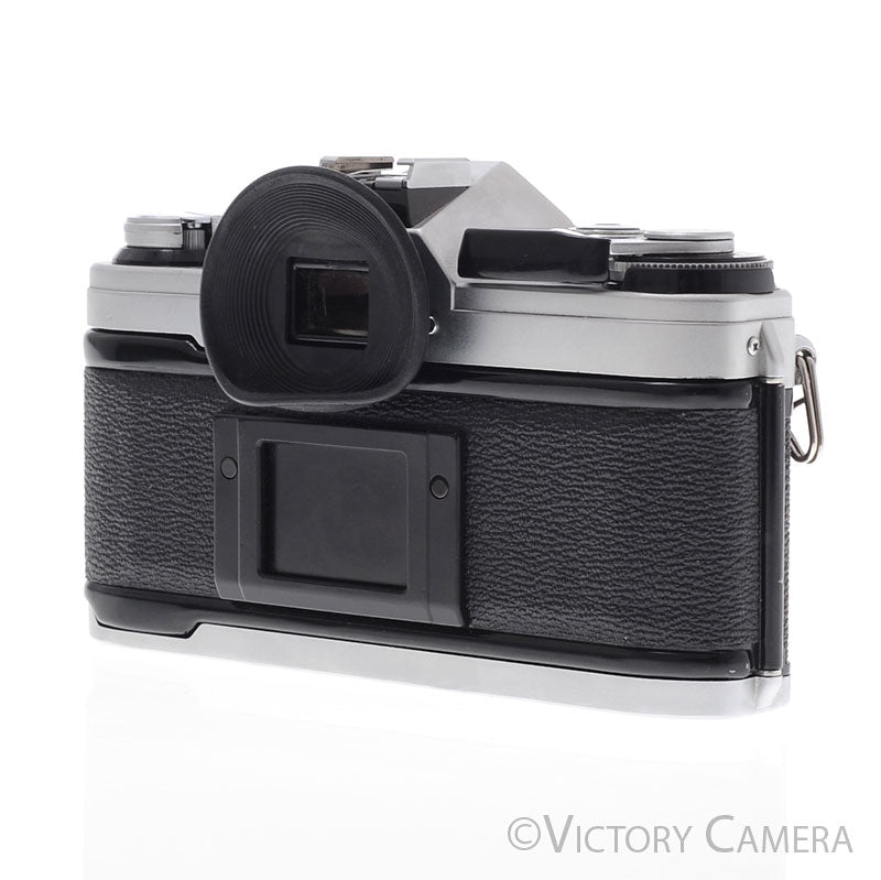 Canon AE-1 35mm Chrome Camera w/ 50mm f1.8 Prime Lens [EXC] - Victory Camera