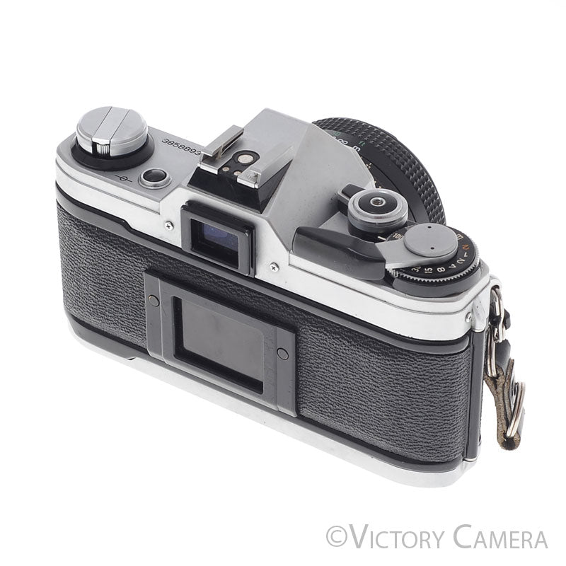 Canon AE-1 35mm Black Camera w/ 50mm f1.8 Prime Lens [EXC-] image 3