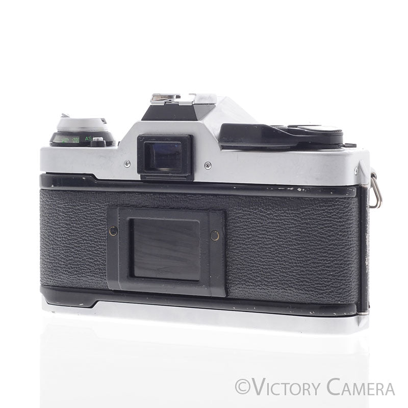 Canon AE-1 Program Chrome 35mm Film SLR Camera 50mm f1.8 Lens [EXC-] - Victory Camera