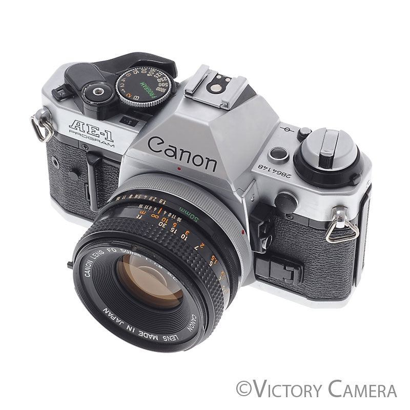 Canon AE-1 Program 35ミリカメラ 50mm 1:1.8レンズ Amazon.com : Canon AE-1 Program 35mm SLR Film Camera Kit 50mm MF
