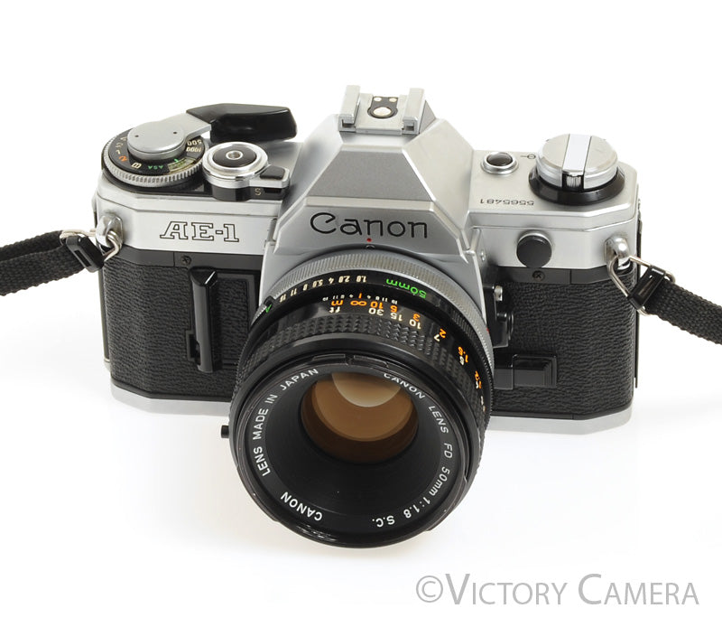 Nikon FE 35mm SLR Film SLR Camera Chrome w/ 50mm f1.8 Ai Nikon FE 35mm SLR Film SLR Camera Chrome w/ 50mm f1.8 Ai