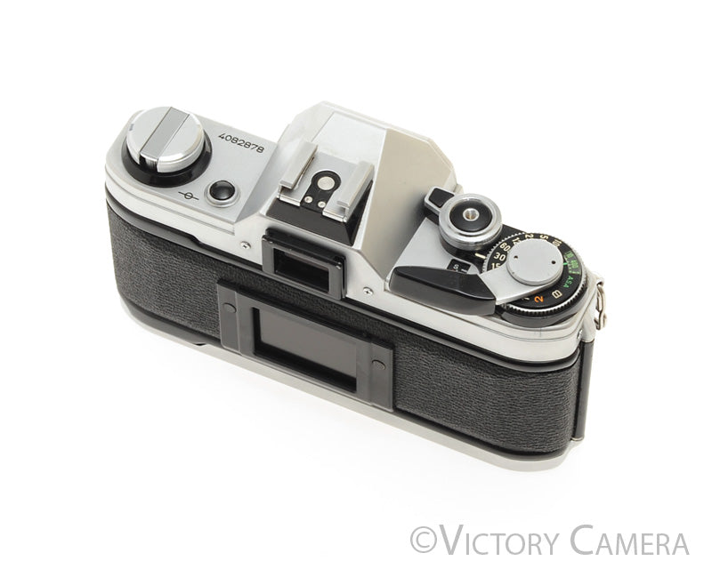 Canon AE-1 35mm Chrome Film Camera Body -No Batt. Door- [BAR]