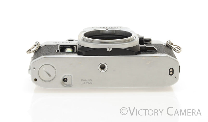 Canon AE-1 35mm Chrome Film Camera Body -No Batt. Door- [BAR]
