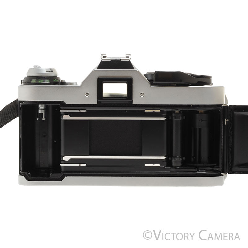 Canon AE-1 Program Chrome 35mm Film SLR Camera 50mm f1.8 Lens  [EXC+] - Victory Camera