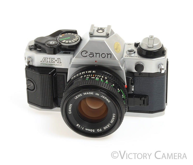 Canon AE-1 Program Black with 50mm f/1.8 and 28mm S.C. f2.8