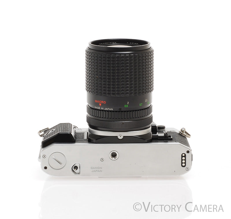 Canon AE-1 Program Chrome 35mm Film SLR Camera 35-75mm Zoom Lens  [EXC+] - Victory Camera