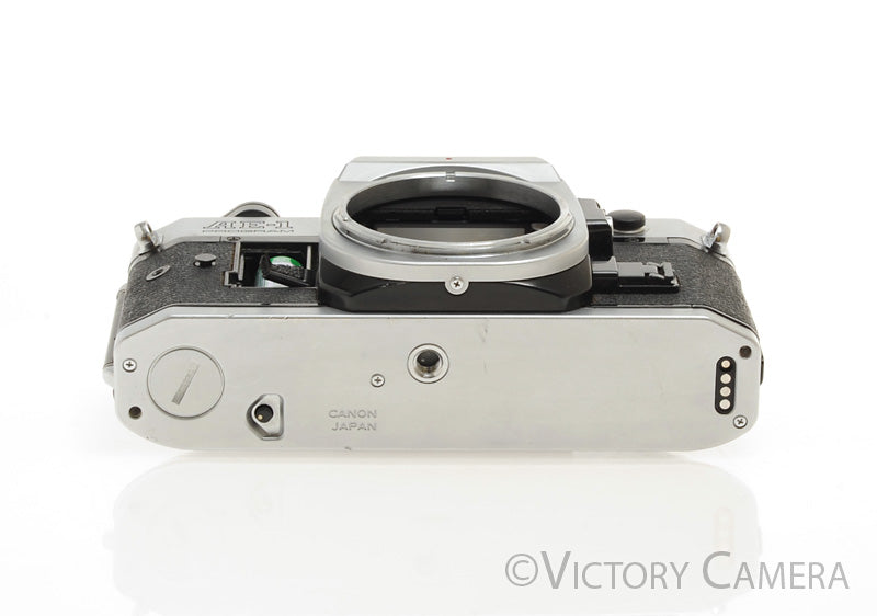 Canon AE-1 Program 35mm Chrome Film Camera Body -No Batt. Door- [BAR] - Victory Camera