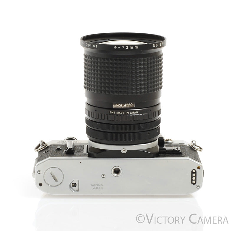 Canon AE-1 Program Chrome 35mm Film Camera 28-80mm Lens -New Seals- [EXC] - Victory Camera